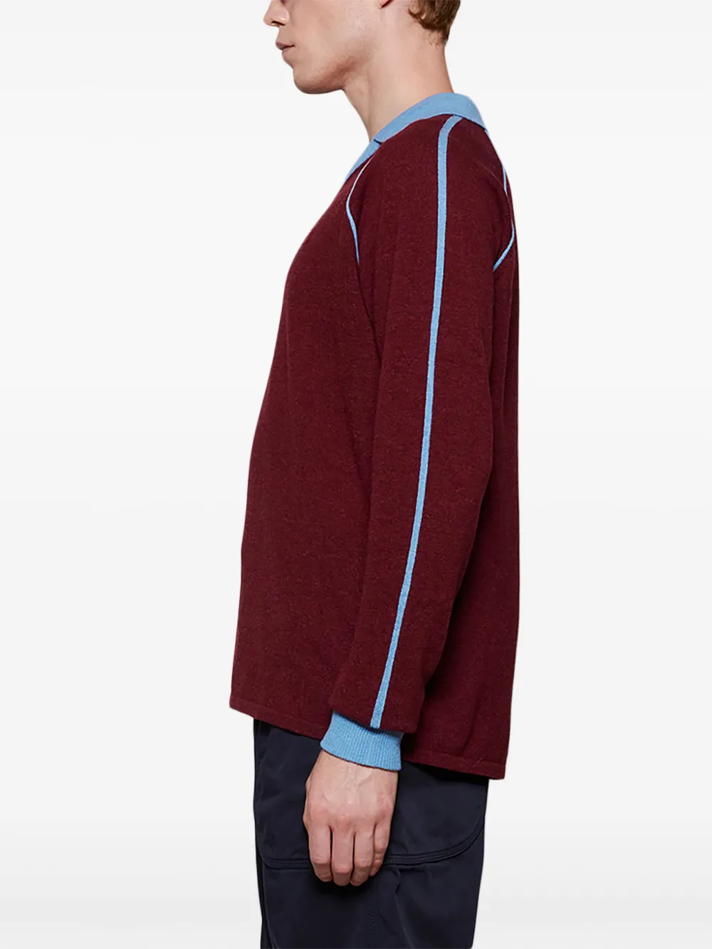 Fila T-shirt met contrasterende afwerking Rood