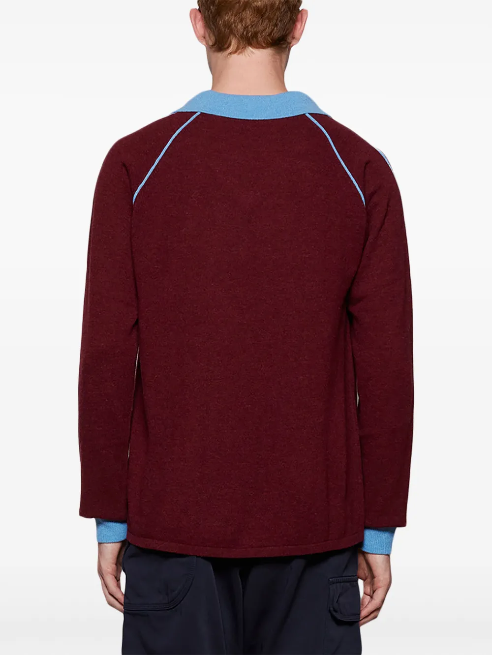 Fila T-shirt met contrasterende afwerking Rood