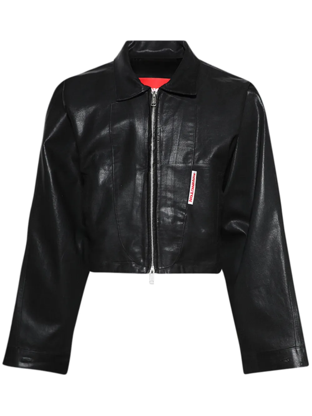 RRR123 Rose trucker jacket | Black | Image 1