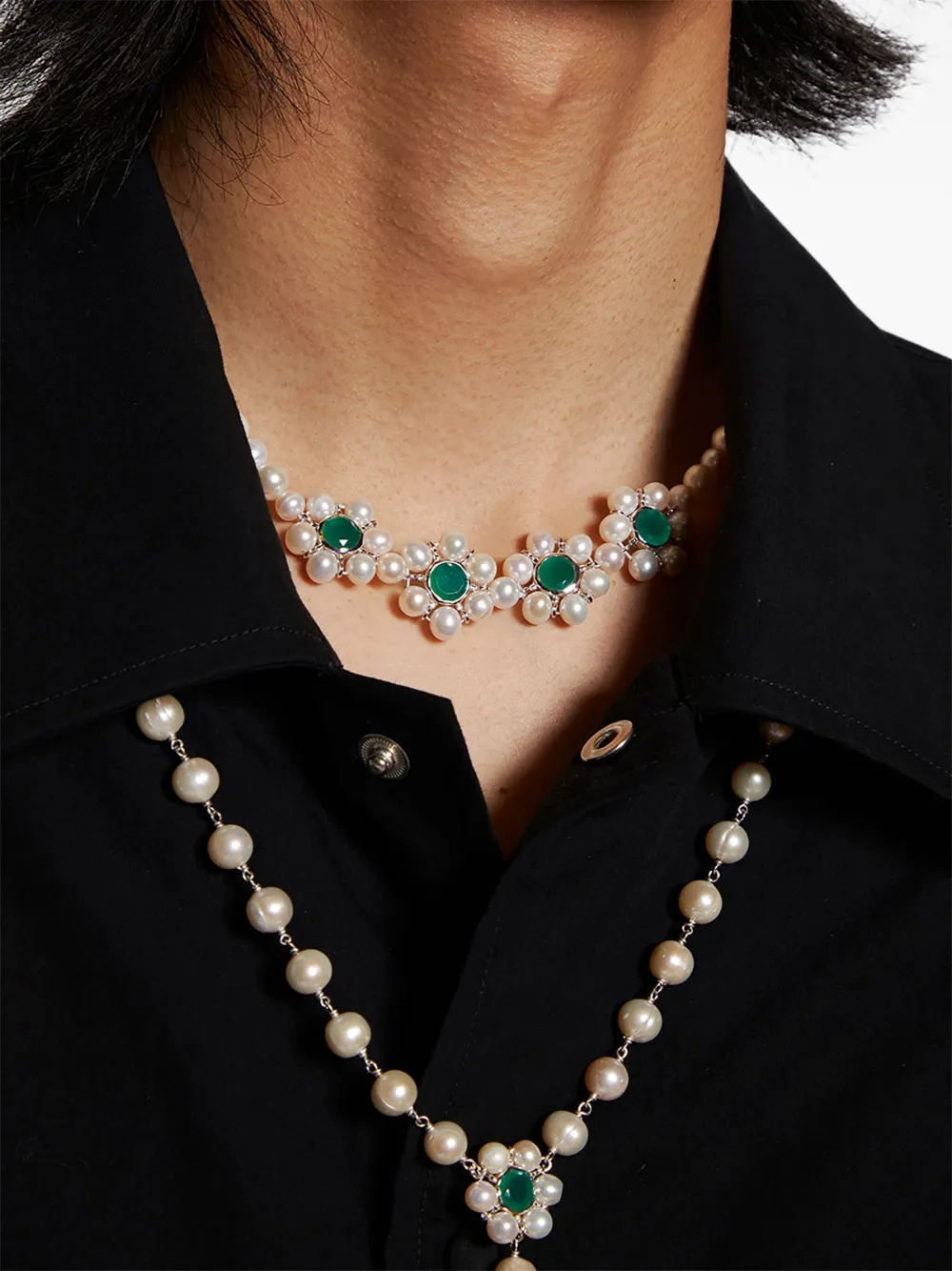 VEERT Four Flower Pearl necklace | Image 2