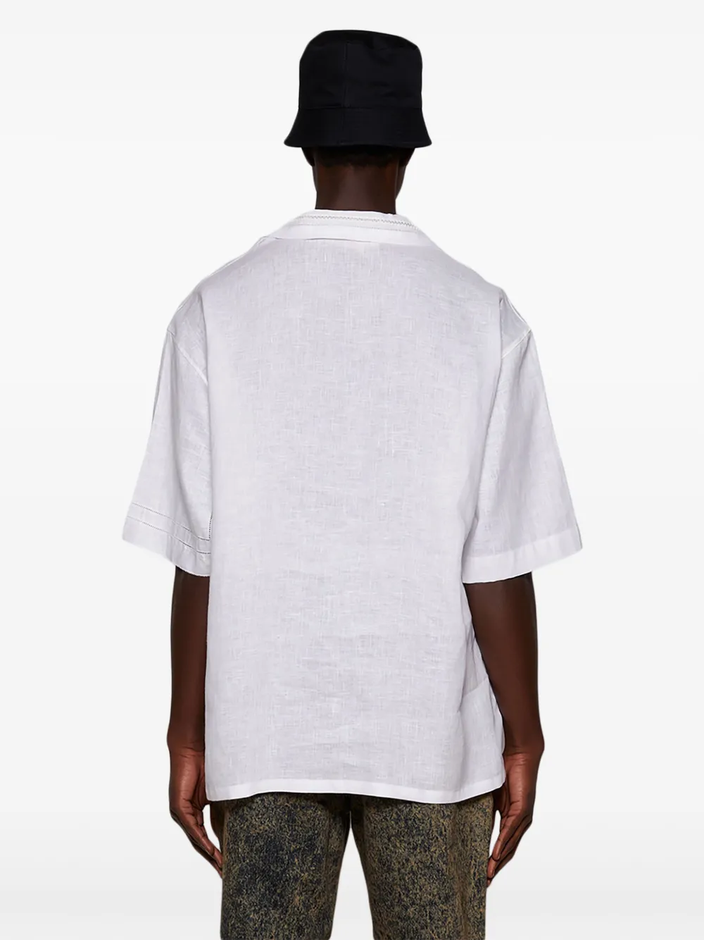 Marni Patchwork Shirt In White