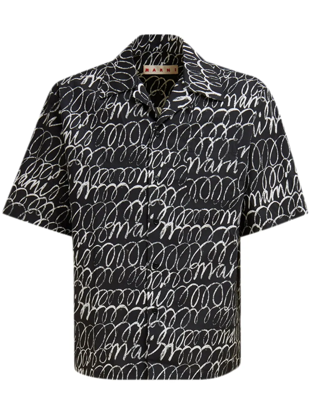 Marni camisa con estampado gráfico | negro | Image 1