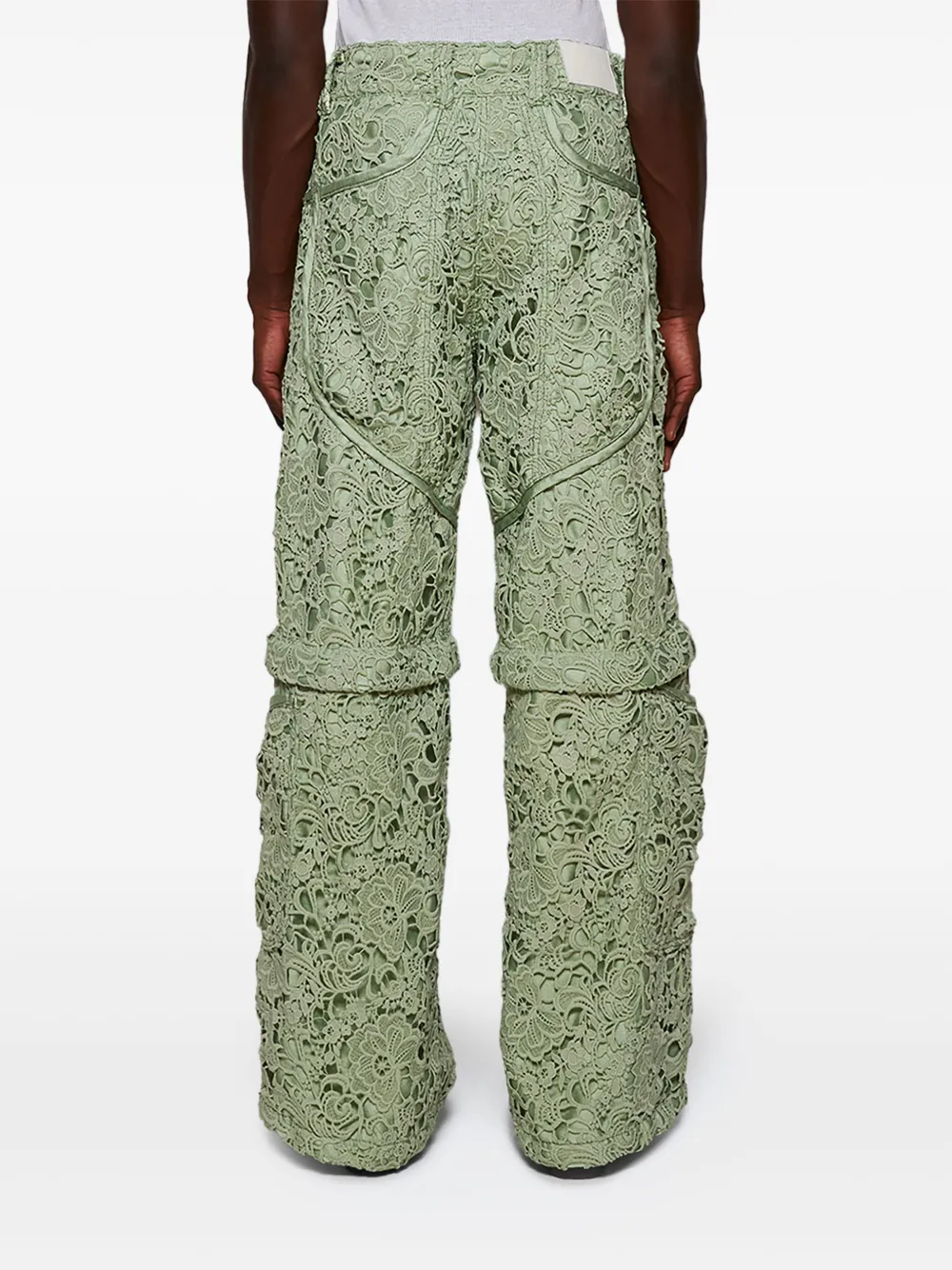 EARTHLING VIP Lust verstelbare jeans Groen