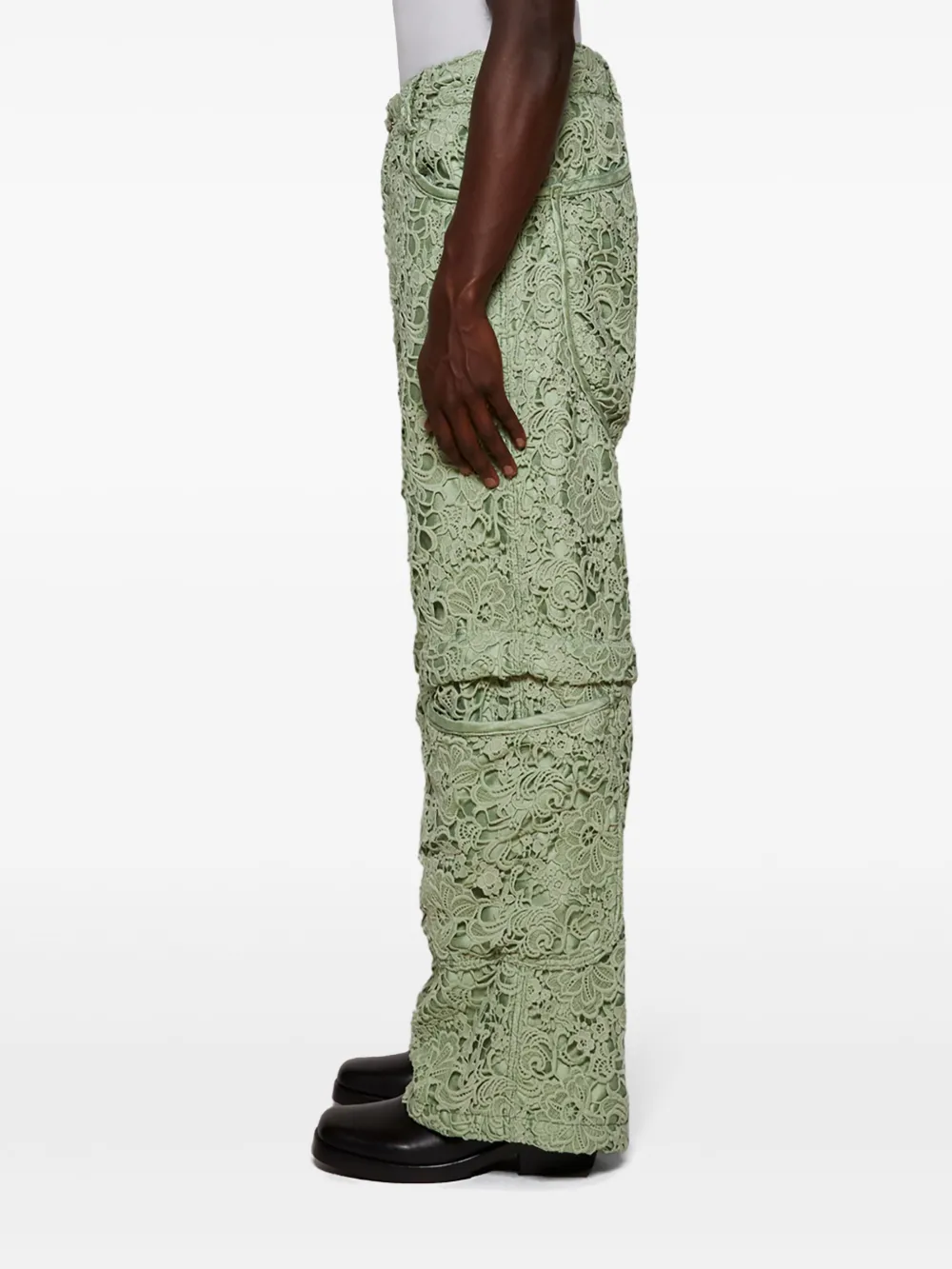 EARTHLING VIP Lust verstelbare jeans Groen