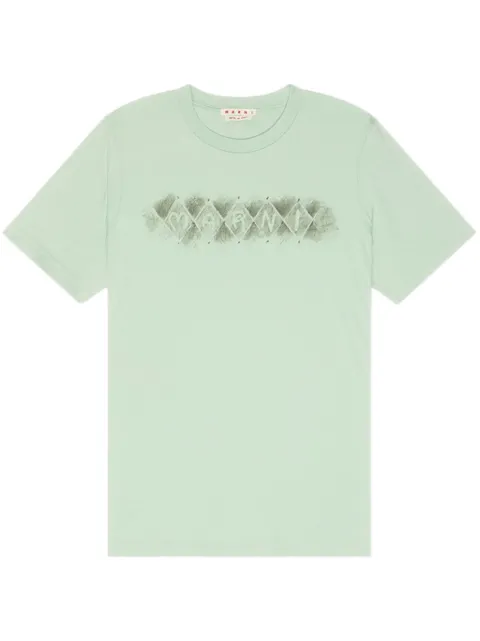 Marni playera con logo estampado