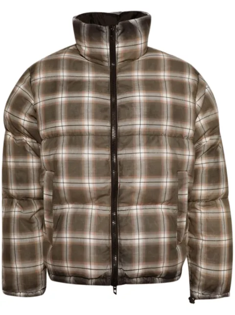 Diesel check-print jacket 