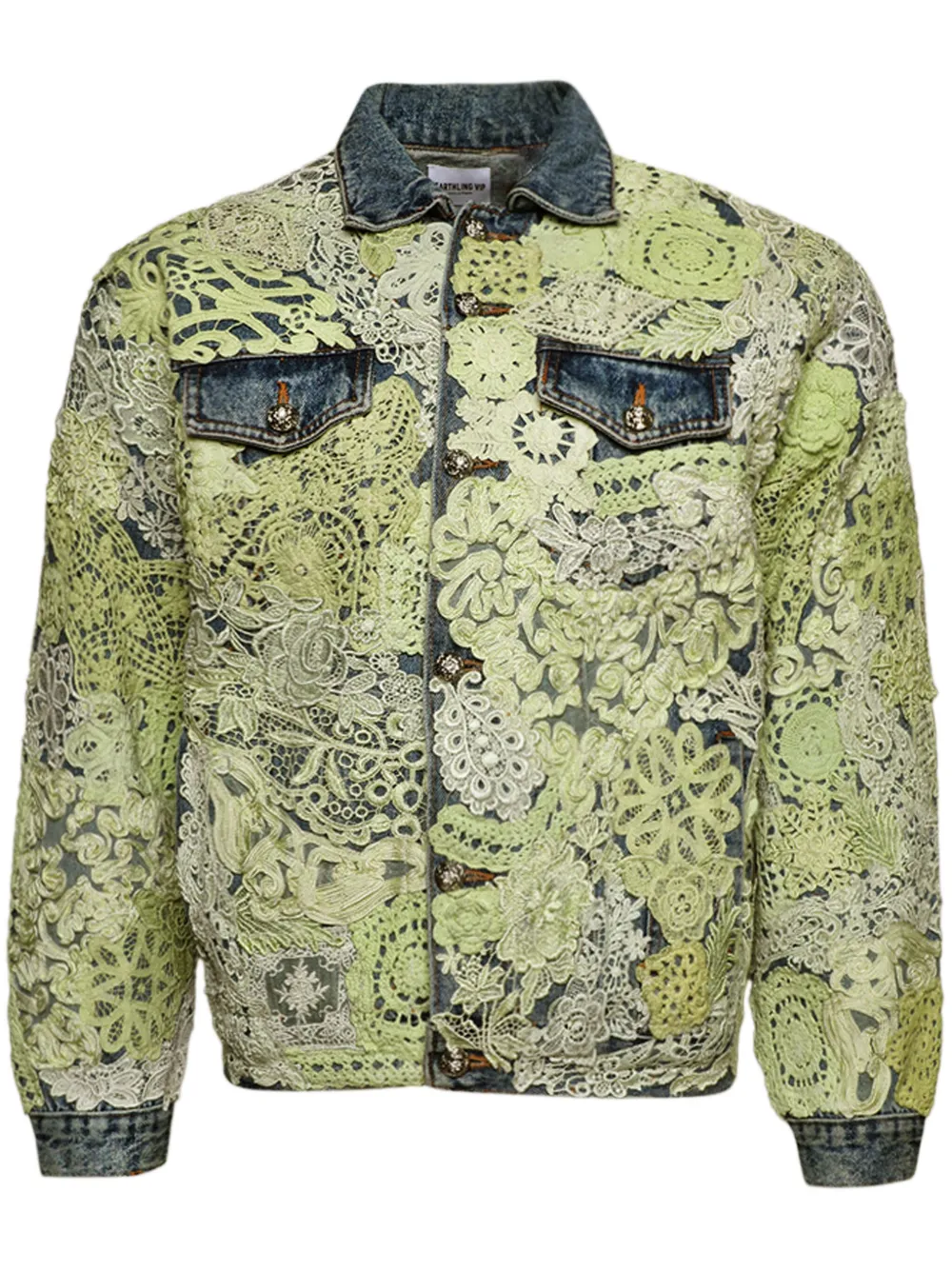 EARTHLING VIP chamarra Poetic Lust | verde | Image 1