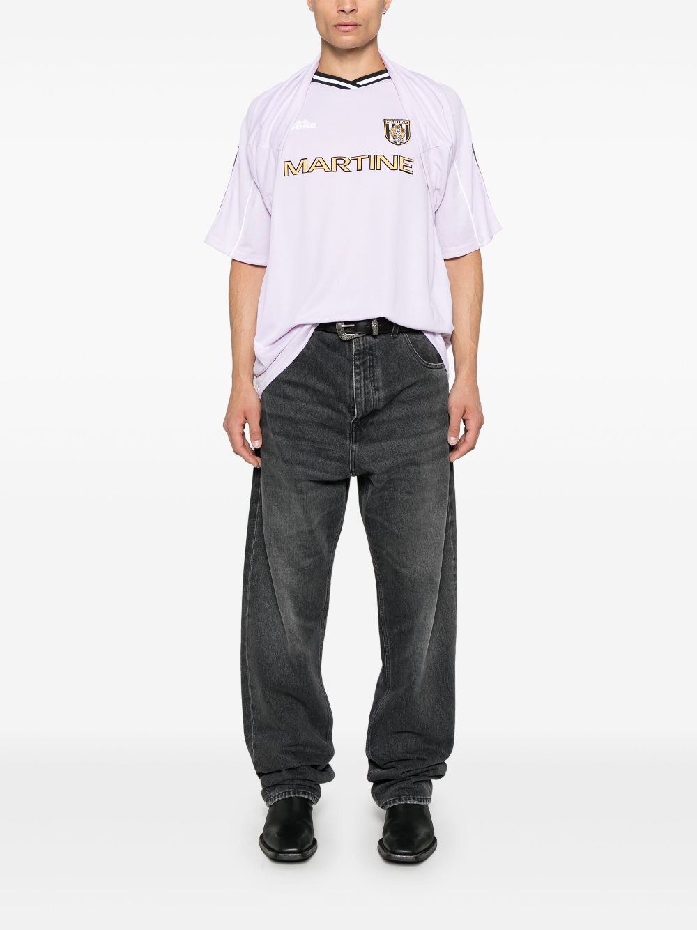 Martine Rose Celebration Football T-shirt - Paars