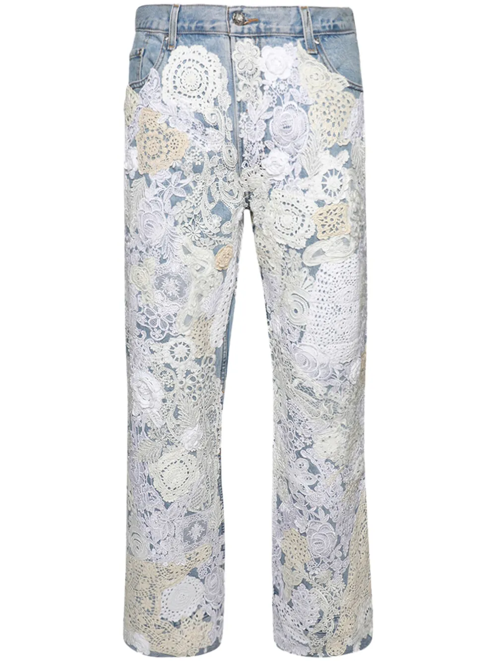 EARTHLING VIP Poetic Lust ワイドパンツ - ブルー