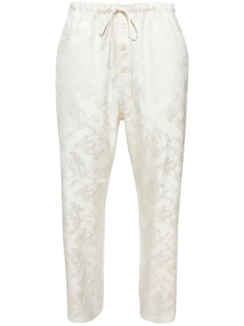 BODE jacquard pajama trousers 