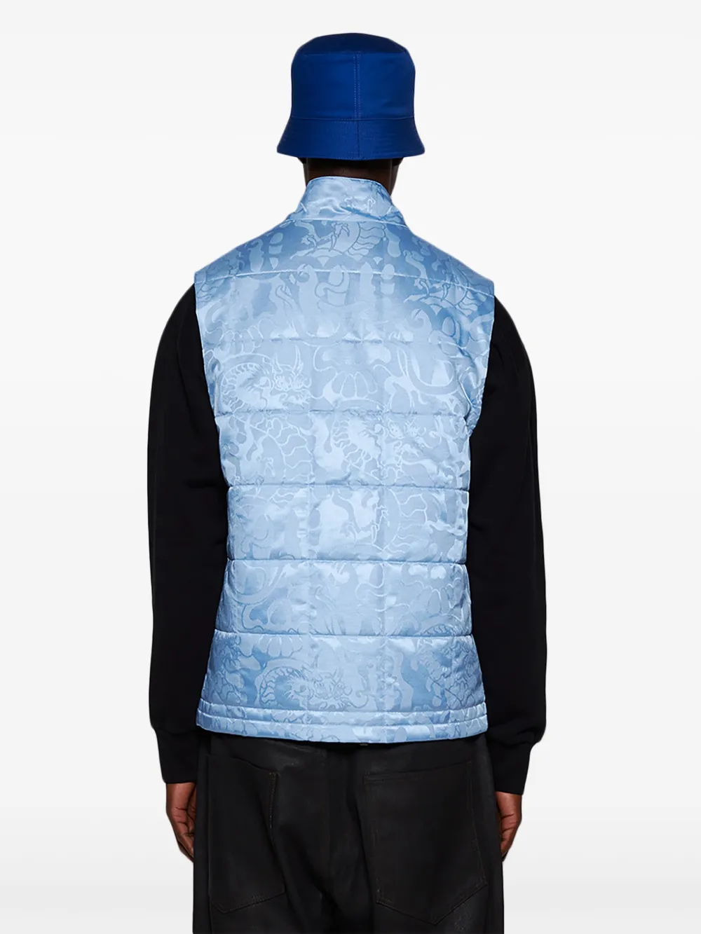 Casella Meyer Heaven gilet met jacquard Blauw