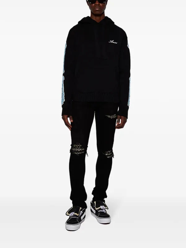 AMIRI Bones Hoodie | Black | FARFETCH CA