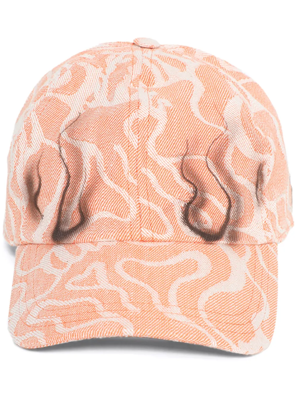 Casella Meyer jacquard denim cap | Orange | Image 1