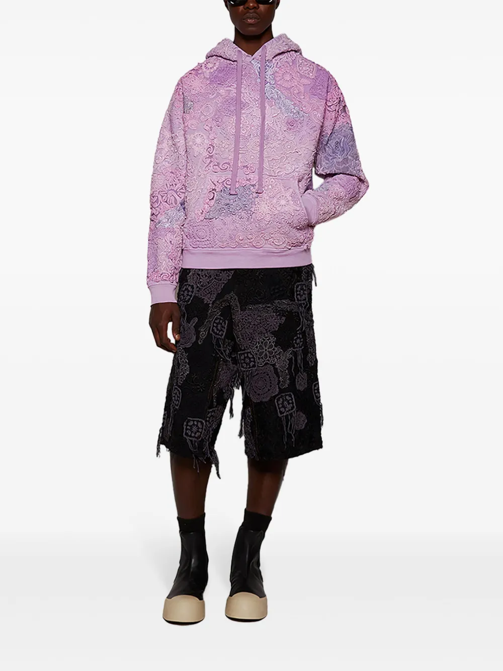 EARTHLING VIP Poetic Lust denim shorts - Zwart