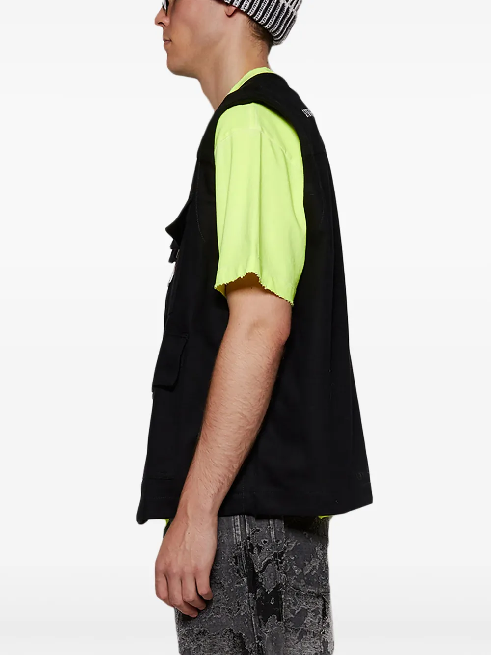 44 Label Group Hunter Vest In Black