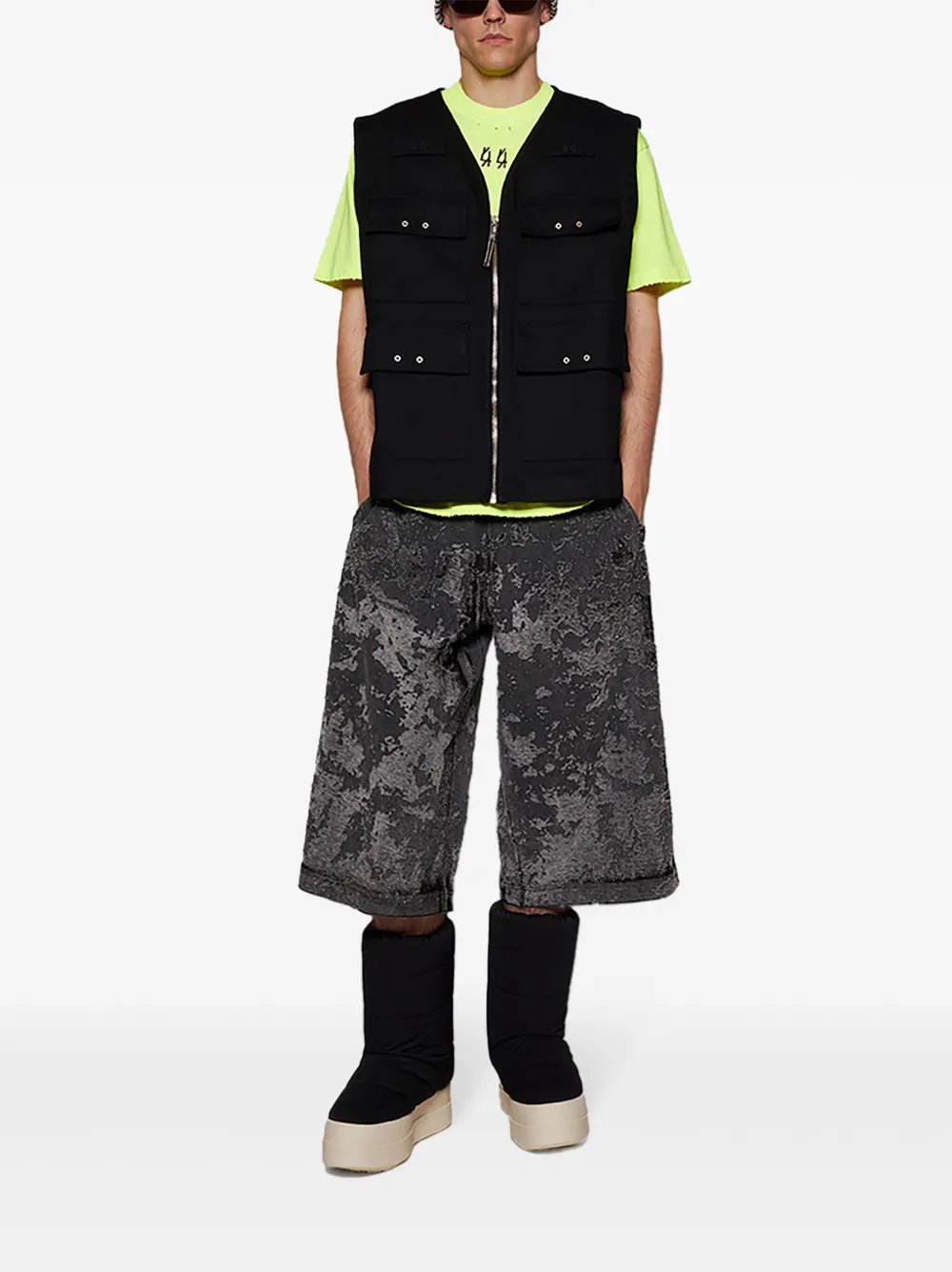 44 Label Group Hunter Vest In Black