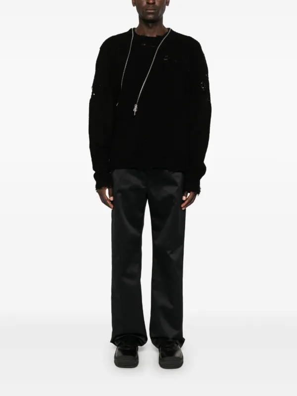 HELIOT EMIL Convex Sweater | Black | FARFETCH TW