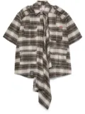 Martine Rose Blanket Safari shirt - Brown