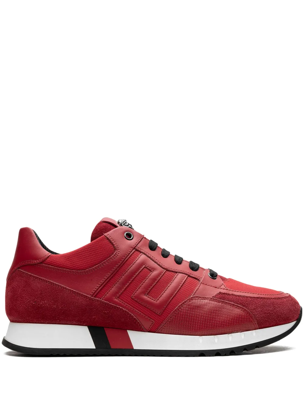 Versace Baskets Greek Key Contrast Red Rouge FARFETCH FR