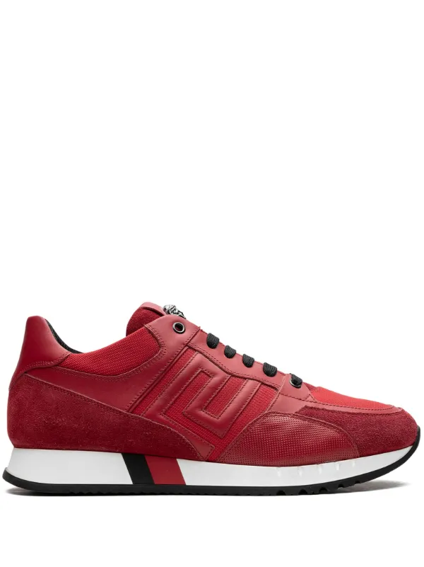 Versace red sneakers best sale