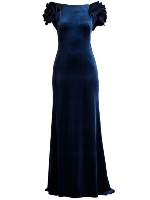 Tadashi Shoji Maylee velvet gown