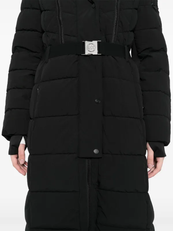 Michael Michael Kors ベルテッド コート | ブラック | FARFETCH JP