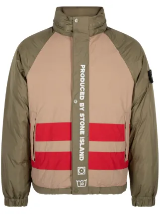 Supreme x Stone Island リバーシブル ダウンジャケット | グリーン