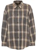 JNBY beaded flannel shirt - Grey
