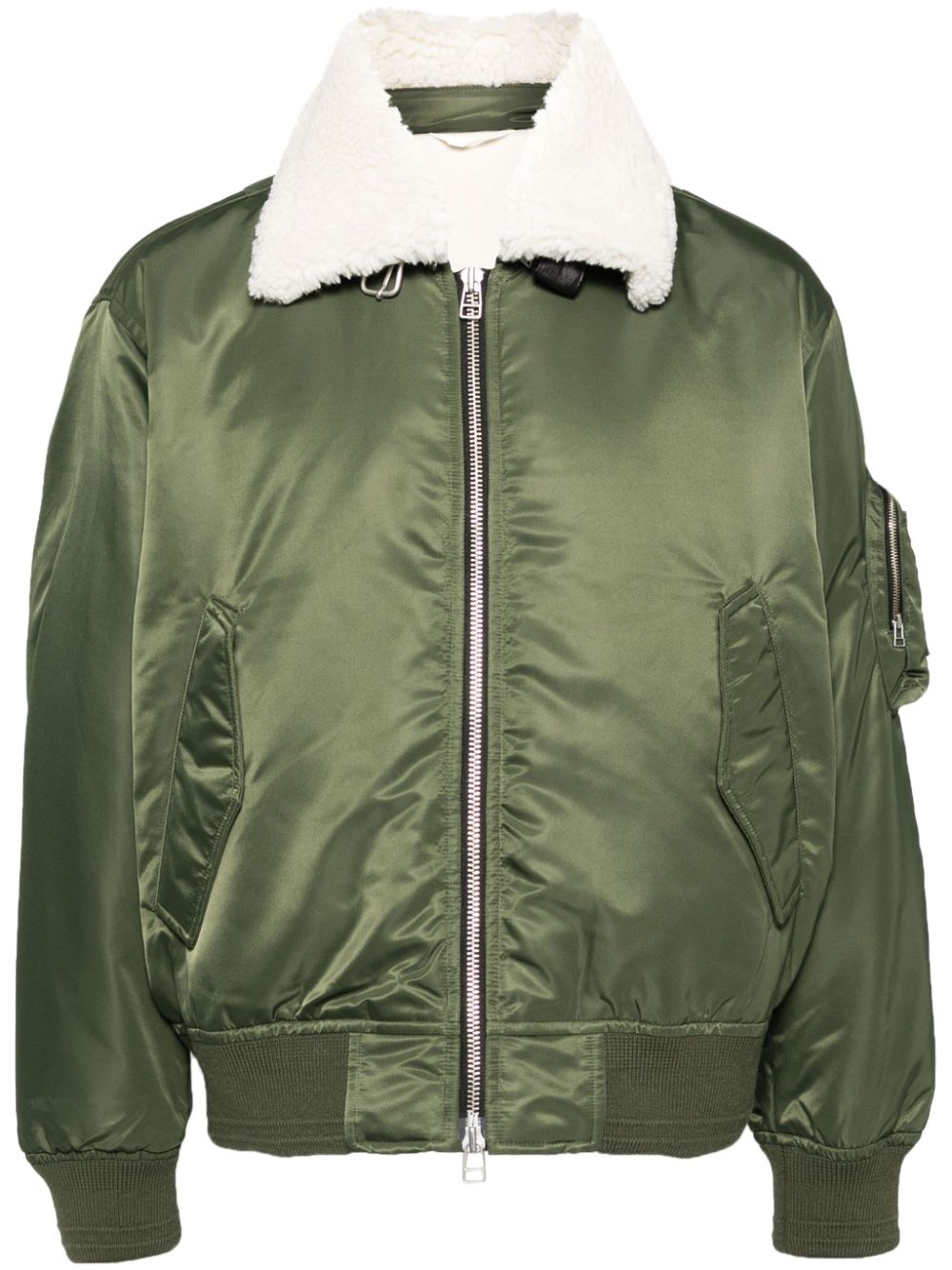 short lapel down jacket