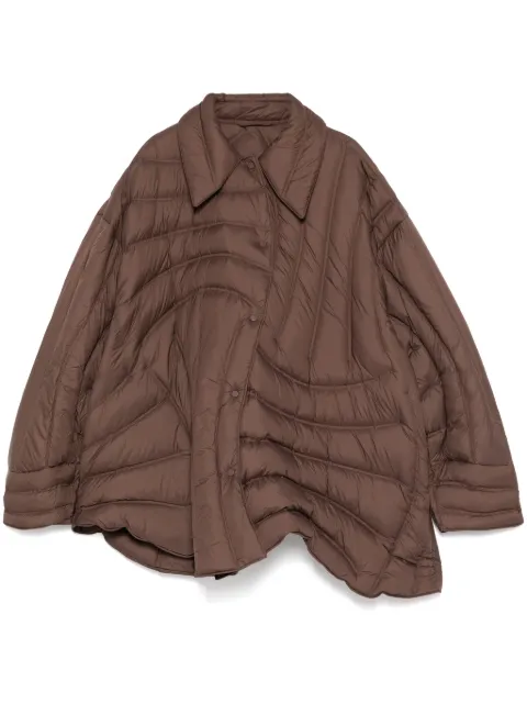 JNBY asymmetrical curved puffer jacket