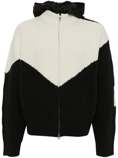 CROQUIS two-tone cardigan
