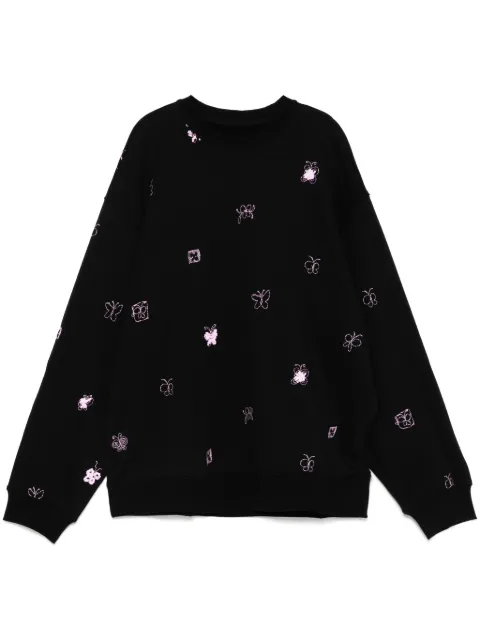 JNBY butterfly pattern sweatshirt