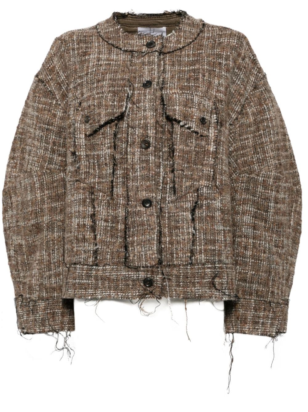 JNBY OVERSIZED TWEED JACKET 