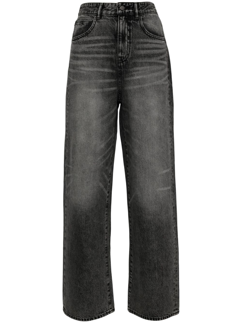 straight-leg jeans