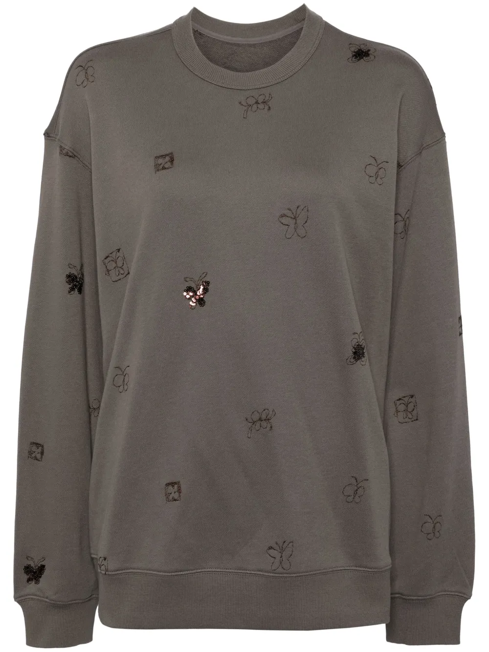Everything You Need to Know About Affordable JNBY butterfly-embroidered sweatshirt Women - JNBY Coats