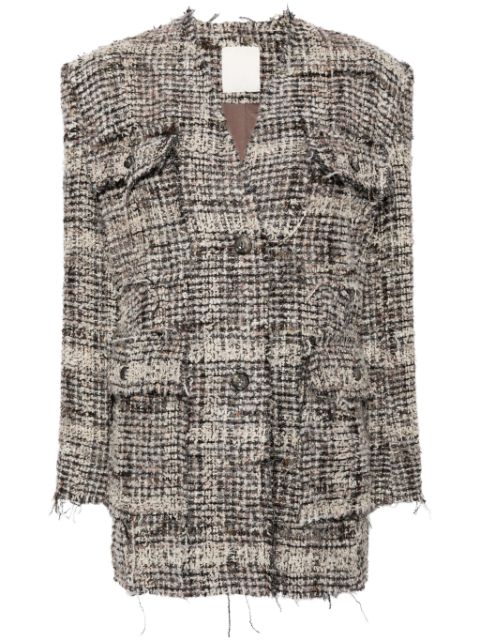 JNBY V-neck tweed jacket Women