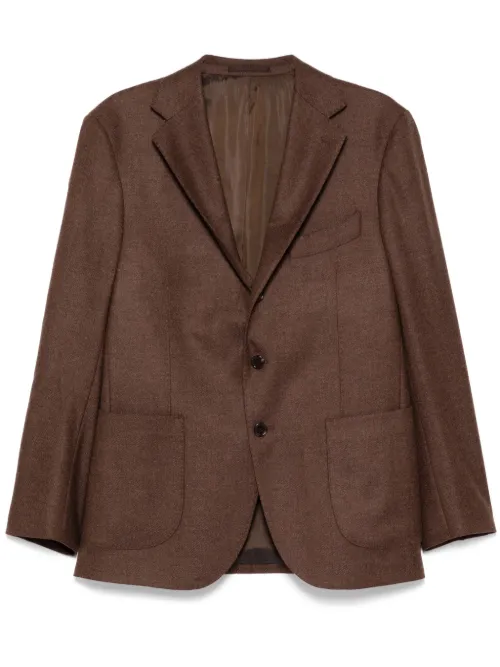 Blazer boutonné à revers crantés - Man On The Boon. - Modalova