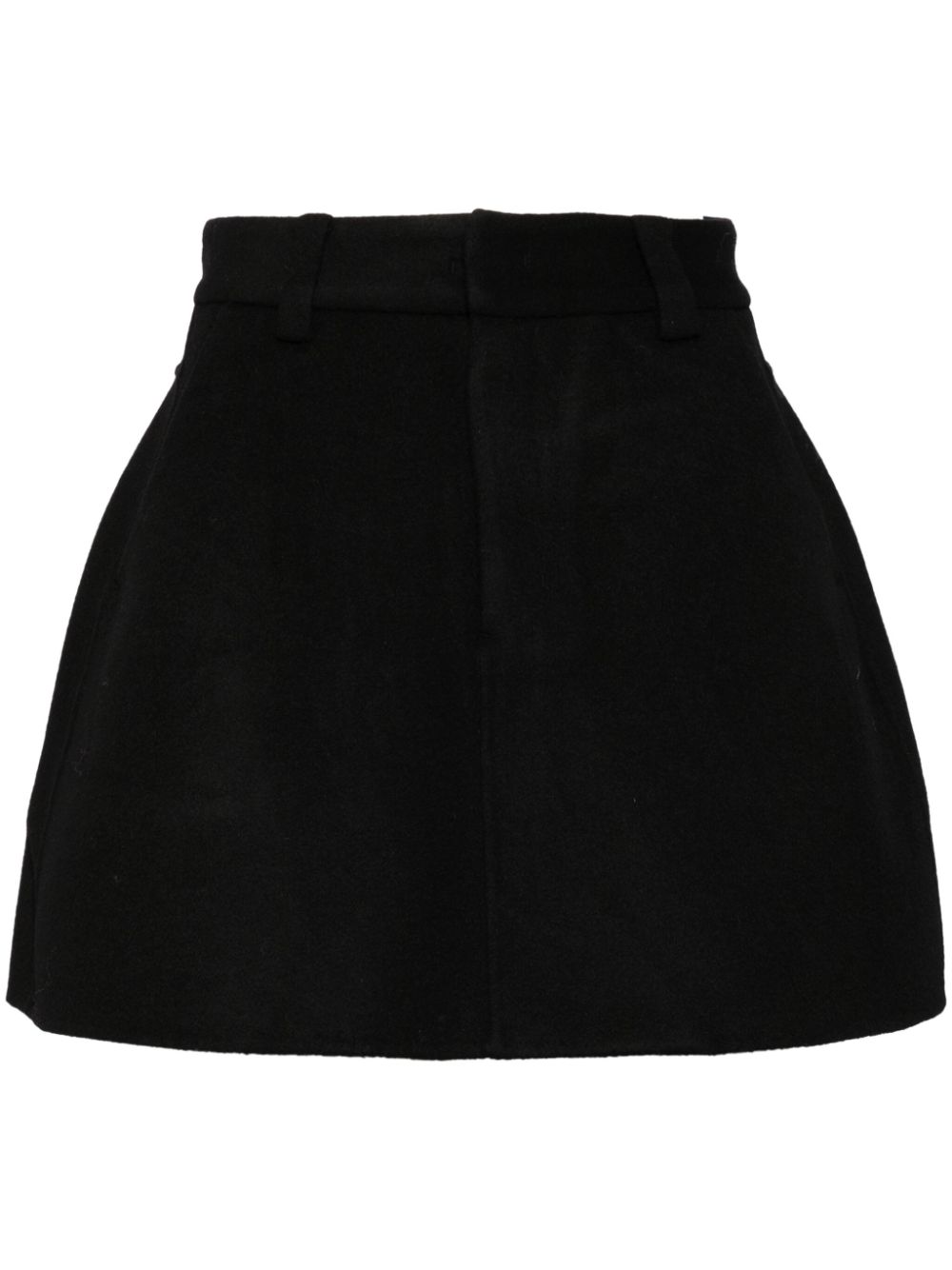 JNBY felt A-line skirt - Black