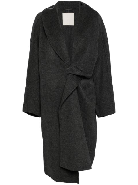 JNBY pleated wool coat Women