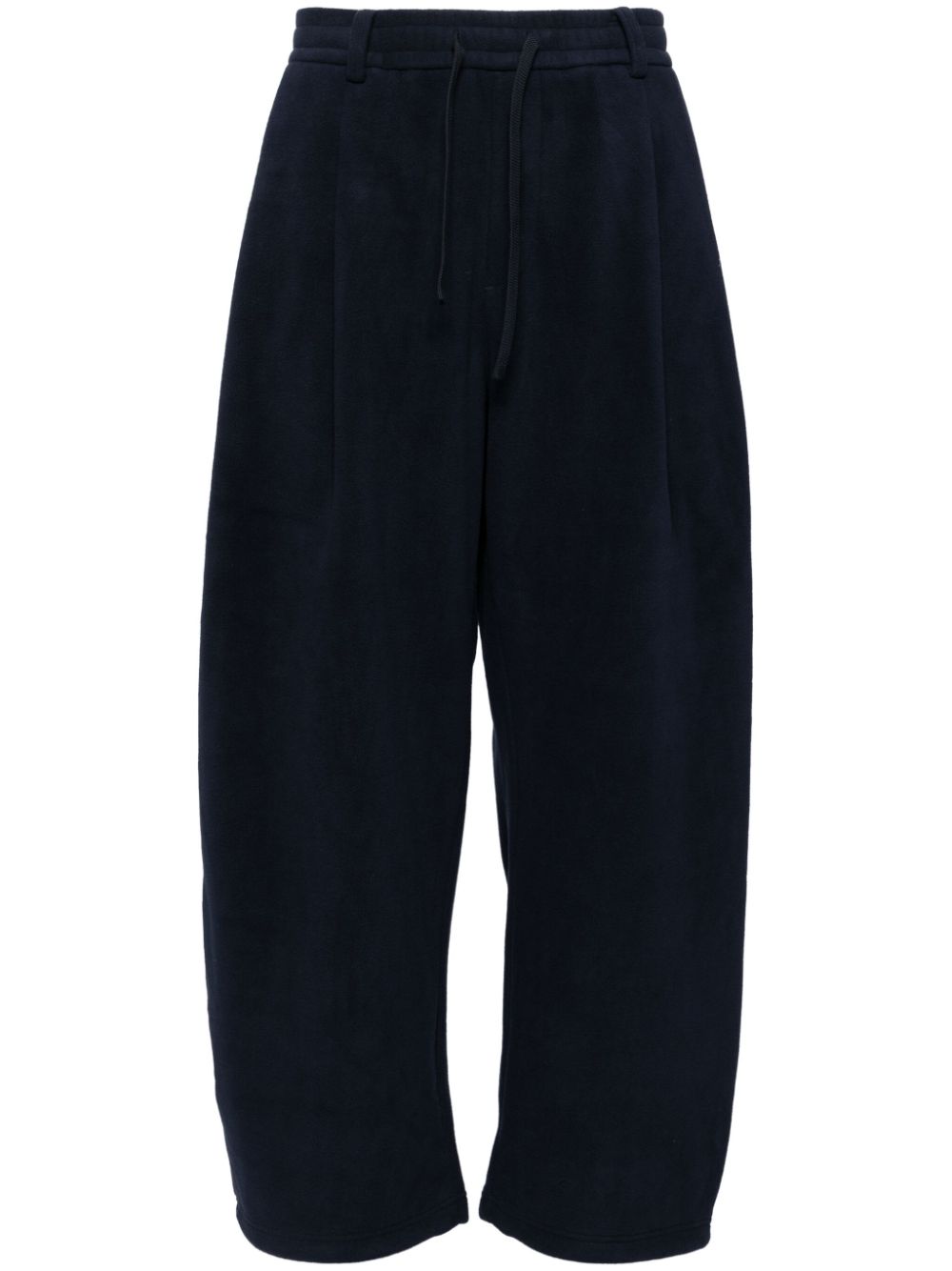 fleece tapered trousers