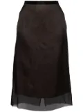 JNBY layered A-line skirt - Black