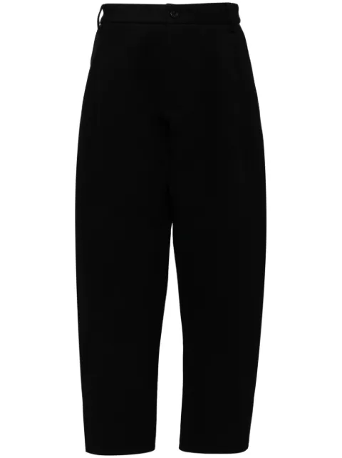 CROQUIS pleated tapered trousers