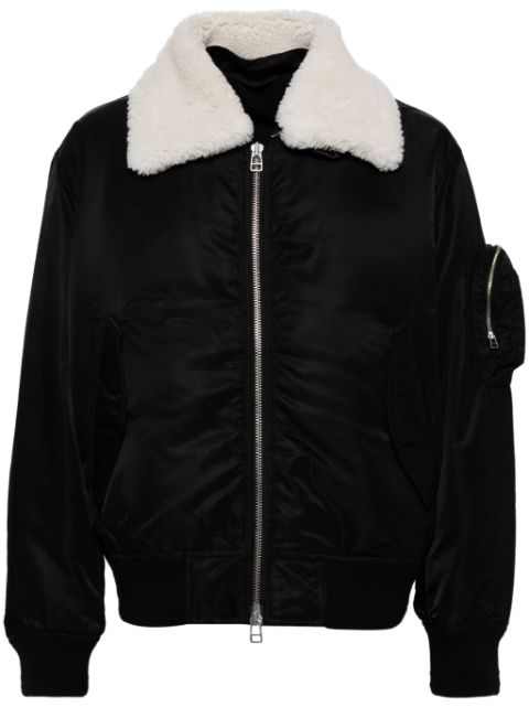 CROQUIS shearling-collar jacket