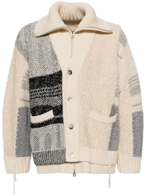 CROQUIS layered-effect cardigan 