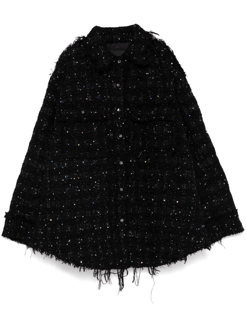 JNBY sequin tweed jacket – Black