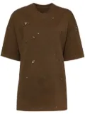 JNBY beaded T-shirt - Brown