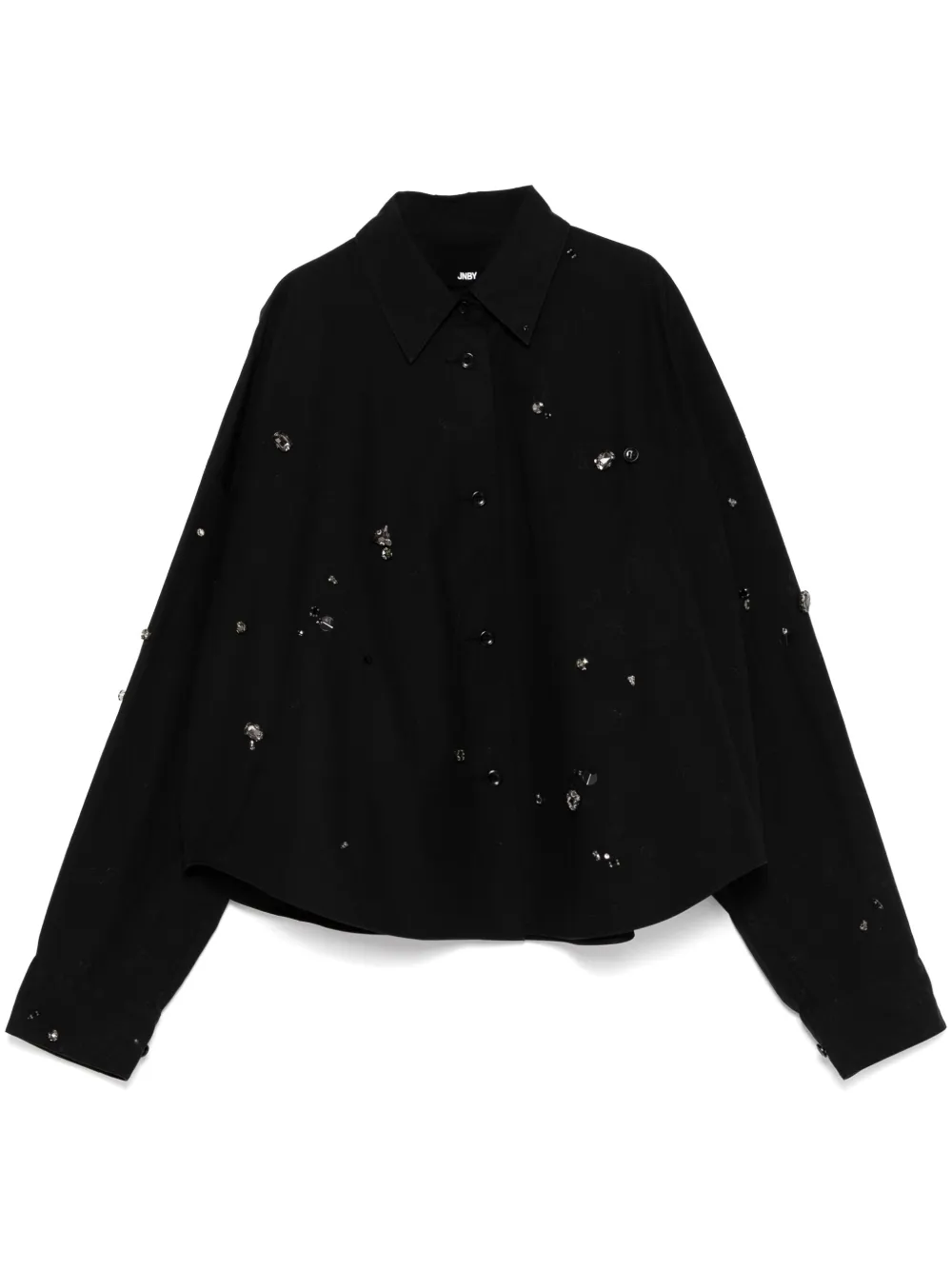 oversized long-sleeved shirt