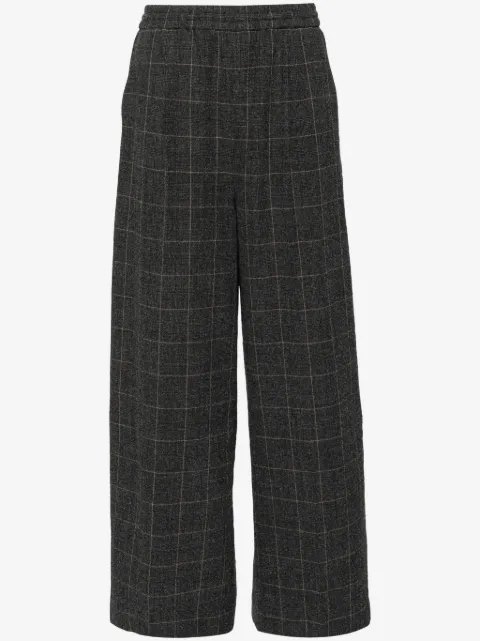 Juun.J checked straight trousers