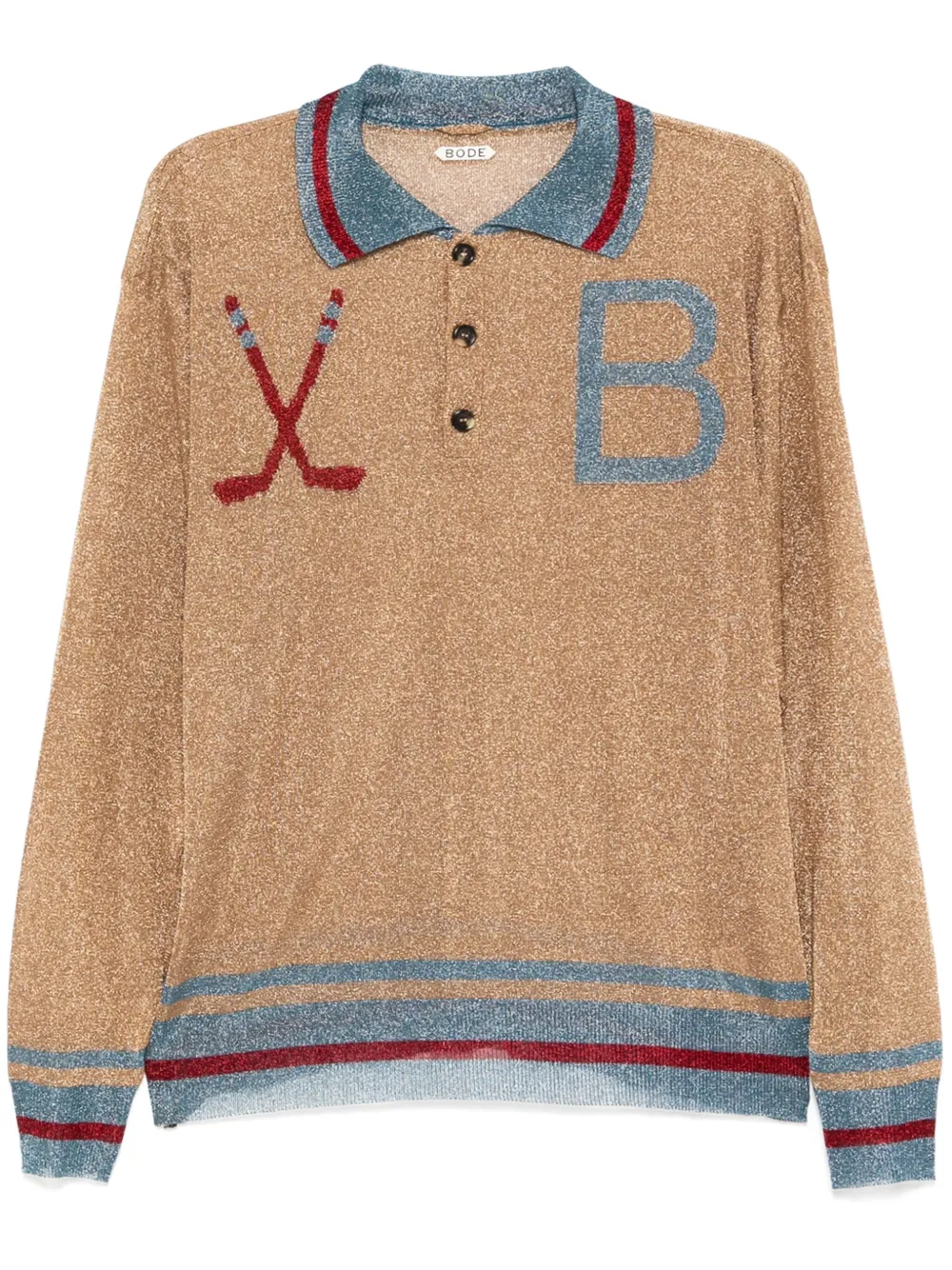 BODE Goaltender ポロシャツ | ブラウン | Image 1