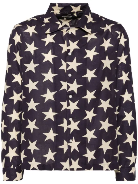 BODE starry long-sleeved shirt